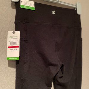 Gaiam Om Fit High-Rise Pocket Yoga Leggings Black